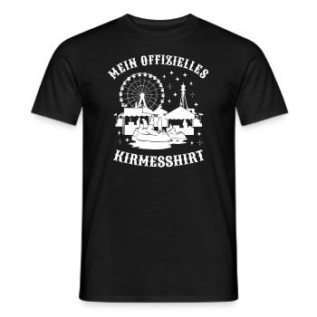 Kirmesshirt Jahrmarkt Volksfest Rummelplatz - Männer T-Shirt - Schwarz - Vorne - AI Model Male 178 light (178cm)