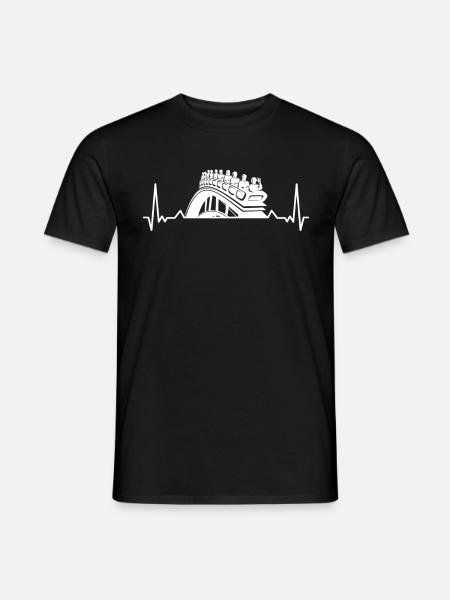 Amusement Park, Fair, Fairground, Funfair - Men's T-Shirt - black