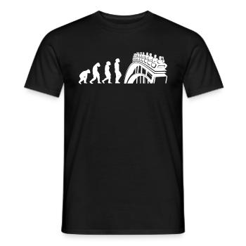 Parc D’attractions, Foire, Fête foraine, Fête foraine - T-shirt homme - noir - Devant - AI Model Male 178 light (178cm)