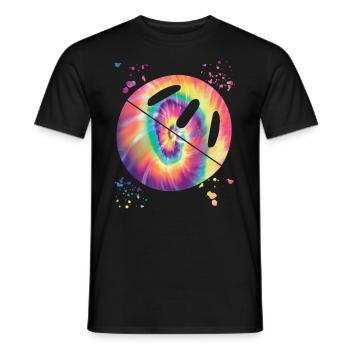 Pickleball Colorsplash Wiffleball Club - Men's T-Shirt - black - Front - AI Model Male 178 light (178cm)
