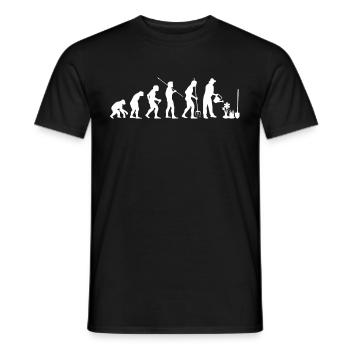 Jardin, Agriculteur, Paysagiste, Plantes - T-shirt homme - noir - Devant - AI Model Male 178 light (178cm)
