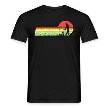 Gardener Farmer Landscape Gardener Hobby Gardener - Men's T-Shirt - black - Front - AI Model Male 178 light (178cm)