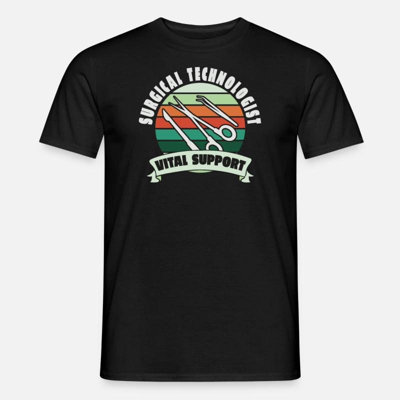 Surgical-Technical Assistant Surgeon - Men’s T-shirt - black