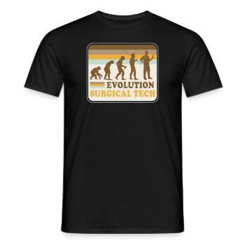 Chirurgisch-technischer Assistent Chirurg - Männer T-Shirt - Schwarz - Vorne - AI Model Male 178 light (178cm)
