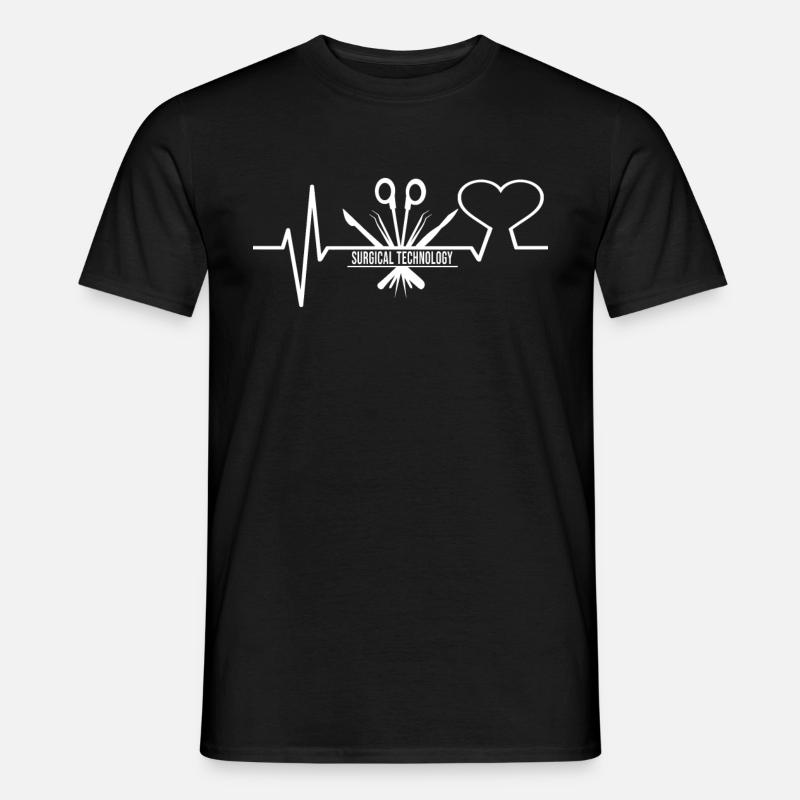 Chirurgisch-technischer Assistent Chirurg - Männer T-Shirt - Schwarz