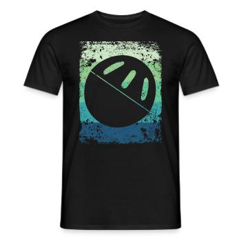 Pickleball Vintage Wiffleball Club - Men's T-Shirt - black - Front - AI Model Male 178 light (178cm)