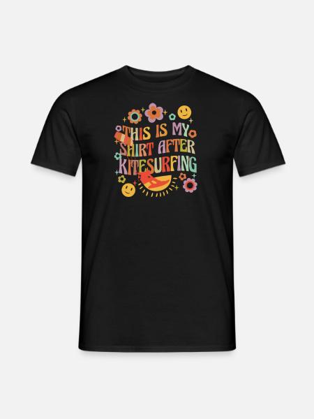 Kitesurf Kitesurf Kitesurf Vintage Drôle - T-shirt homme - noir