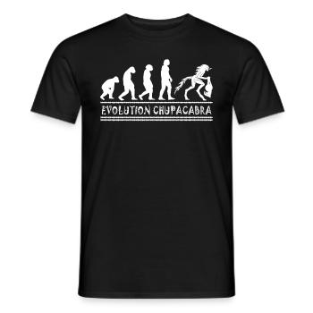 Cryptozoologists Chupacabra Creatures Evolution - Men's T-Shirt - black - Front - AI Model Male 178 light (178cm)