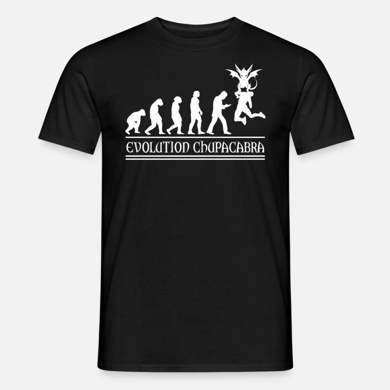 Cryptozoologistes Chupacabra Monster Evolution - T-shirt homme - noir