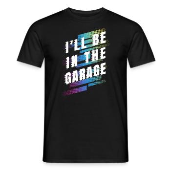 Auto-Schrauber Mechaniker Hobby-Garage Modellbau - Männer T-Shirt - Schwarz - Vorne - AI Model Male 178 light (178cm)