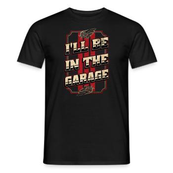 Auto-Schrauber Mechaniker Hobby-Garage Modellbau - Männer T-Shirt - Schwarz - Vorne - AI Model Male 178 light (178cm)