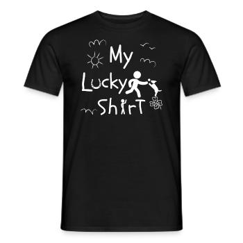 Dog Dog Owner Accessories Dog Lovers - Men's T-Shirt - black - Front - AI Model Male 178 light (178cm)