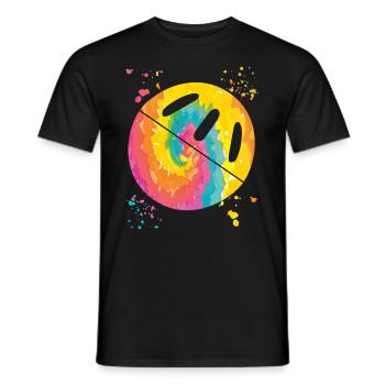 Pickleball Colorsplash Wiffleball Club - Men's T-Shirt - black - Front - AI Model Male 178 light (178cm)