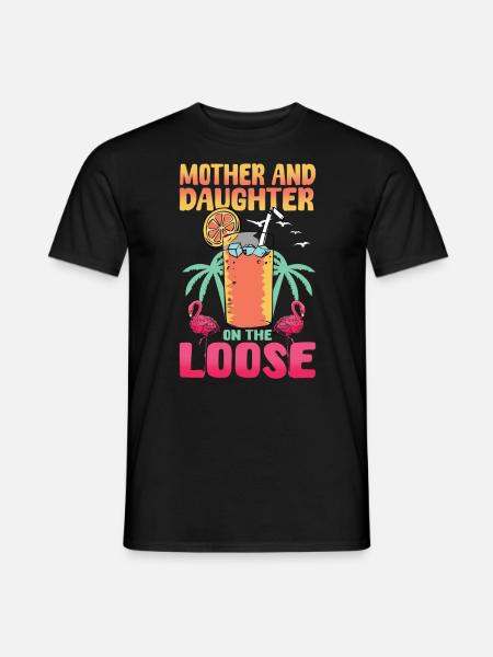 Mutter-tochter-mutter-tochter-reise 2024 - Männer T-Shirt - Schwarz