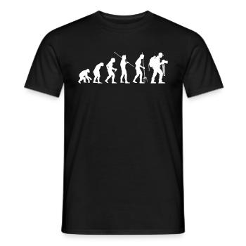 Photography Camera Evolution Nature Photographer - Men's T-Shirt - black - Front - AI Model Male 178 light (178cm)