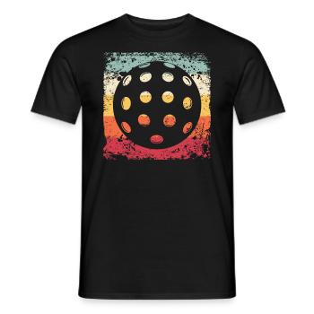Pickleball Vintage Wiffleball Club - Men's T-Shirt - black - Front - AI Model Male 178 light (178cm)
