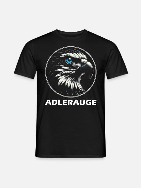 Adlerauge - Männer T-Shirt - Schwarz