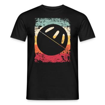 Pickleball Vintage Wiffleball Club - Men's T-Shirt - black - Front - AI Model Male 178 light (178cm)