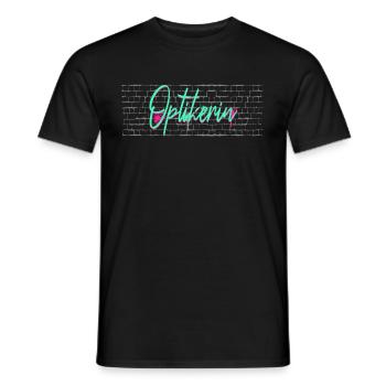 Optiker Abschluss-Geschenk Optikerin - Männer T-Shirt - Schwarz - Vorne - AI Model Male 178 light (178cm)