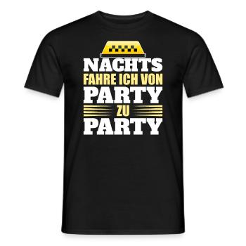 Lustiger Taxifahrer Arbeiter Taxifahrer Zitate - Männer T-Shirt - Schwarz - Vorne - AI Model Male 178 light (178cm)