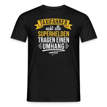 Taxifahrer Kundenservice und Kommunikation - Männer T-Shirt - Schwarz - Vorne - AI Model Male 178 light (178cm)
