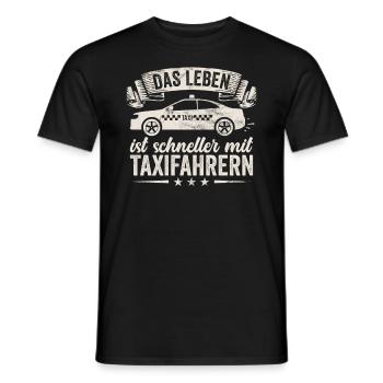 Connaissance locale des chauffeurs de taxi et choix d’itinéraire efficace - T-shirt homme - noir - Devant - AI Model Male 178 light (178cm)