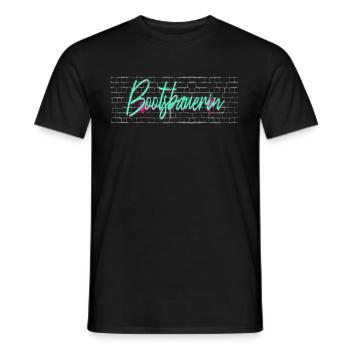 Shipbuilder Graduation Gift Boat Builder - Men's T-Shirt - black - Front - AI Model Male 178 light (178cm)