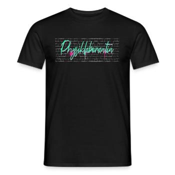 Laborant Abschluss-Geschenk Physiklaborantin - Männer T-Shirt - Schwarz - Vorne - AI Model Male 178 light (178cm)