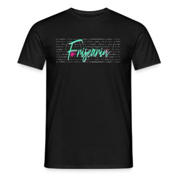 Haarstylist Abschluss-Geschenk Friseurin - Männer T-Shirt - Schwarz - Vorne - AI Model Male 178 light (178cm)