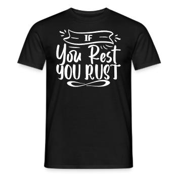 Citations et blagues drôles Dictons hilarants et humour - T-shirt homme - noir - Devant - AI Model Male 178 light (178cm)