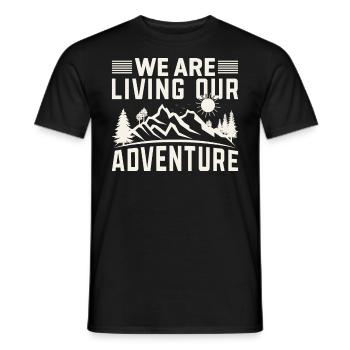 Funny Quotes And Jokes Hilarious Sayings And Humor - Men's T-Shirt - black - Front - AI Model Male 178 light (178cm)