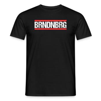 Brandenburger Brandenburgerin Brandenburg - Männer T-Shirt - Schwarz - Vorne - AI Model Male 178 light (178cm)