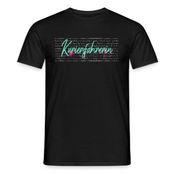 Apotheken Abschluss-Geschenk Kurierfahrerin - Männer T-Shirt - Schwarz - Vorne - AI Model Male 178 light (178cm)