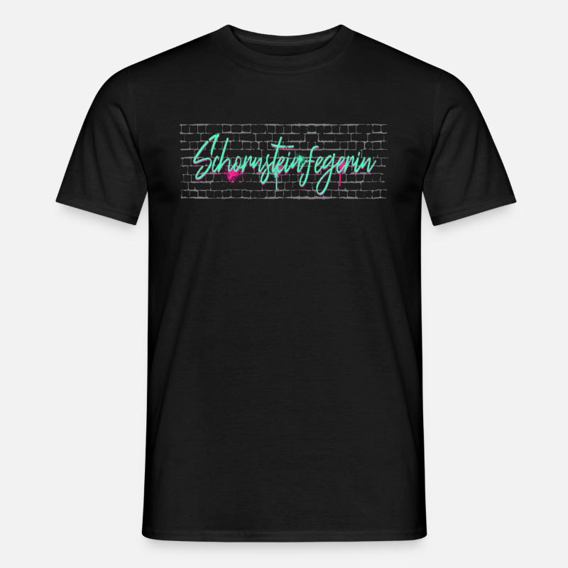 Schornsteinfeger Abschluss-Geschenk - Männer T-Shirt - Schwarz