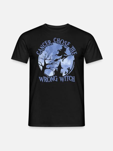 Cancer Witch Periwinkle Esophageal - Men's T-Shirt - black