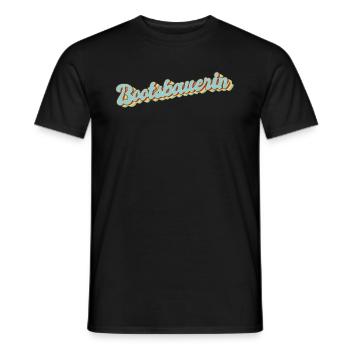 Schiffbauer Abschluss-Geschenk Bootsbauerin - Männer T-Shirt - Schwarz - Vorne - AI Model Male 178 light (178cm)