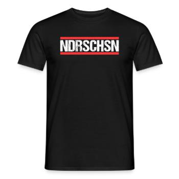 Niedersachse Niedersächsin Niedersachsen - Männer T-Shirt - Schwarz - Vorne - AI Model Male 178 light (178cm)