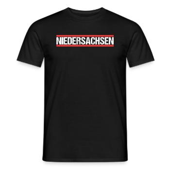 Niedersachse Niedersächsin Niedersachsen - Männer T-Shirt - Schwarz - Vorne - AI Model Male 178 light (178cm)