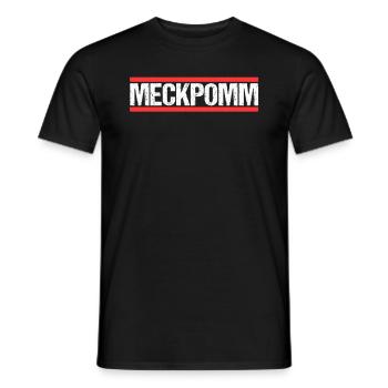 Meckpomm Mecklenburg Vorpommern - Männer T-Shirt - Schwarz - Vorne - AI Model Male 178 light (178cm)