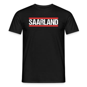 Saarländer Saarländerin Saarland - Männer T-Shirt - Schwarz - Vorne - AI Model Male 178 light (178cm)