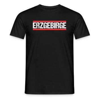 Erzgebirge - Männer T-Shirt - Schwarz - Vorne - AI Model Male 178 light (178cm)