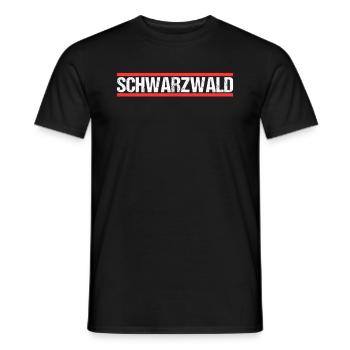Schwarzwald - Männer T-Shirt - Schwarz - Vorne - AI Model Male 178 light (178cm)