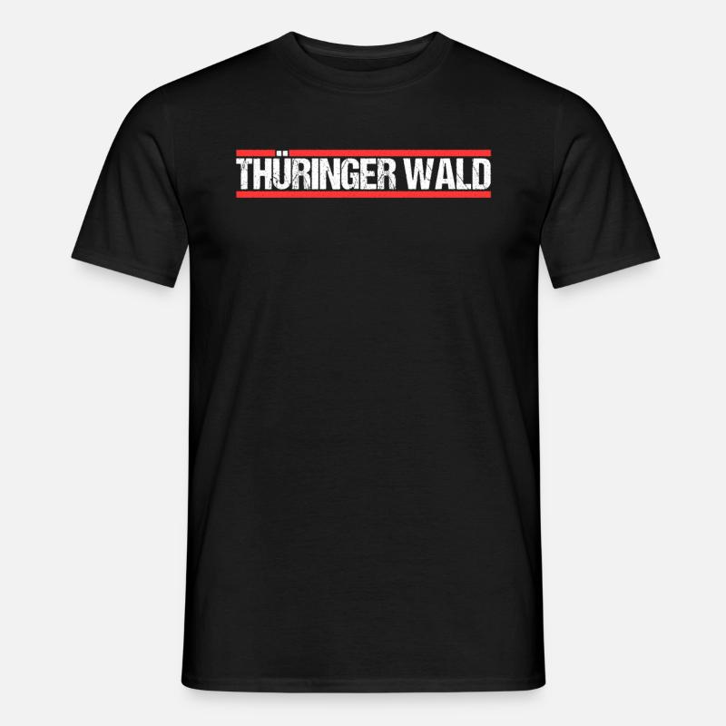 Thüringer Wald - Männer T-Shirt - Schwarz