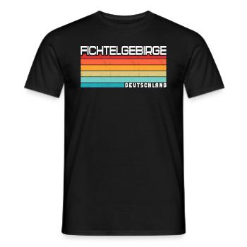 Fichtelgebirge - Men's T-Shirt - black - Front - AI Model Male 178 light (178cm)