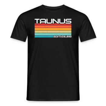 Taunus - Männer T-Shirt - Schwarz - Vorne - AI Model Male 178 light (178cm)