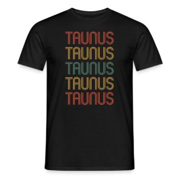Taunus - Männer T-Shirt - Schwarz - Vorne - AI Model Male 178 light (178cm)