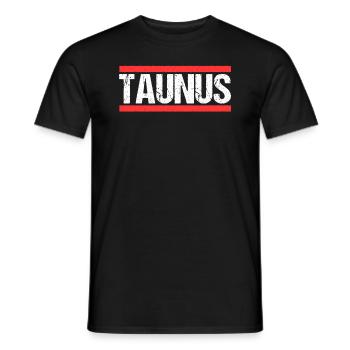 Taunus - Männer T-Shirt - Schwarz - Vorne - AI Model Male 178 light (178cm)