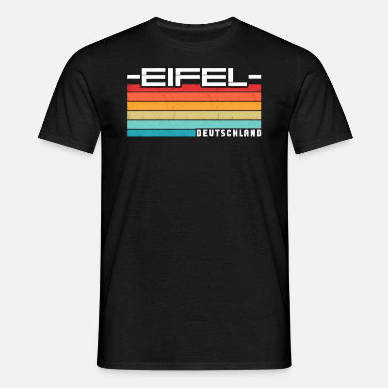 Eifel - Männer T-Shirt - Schwarz