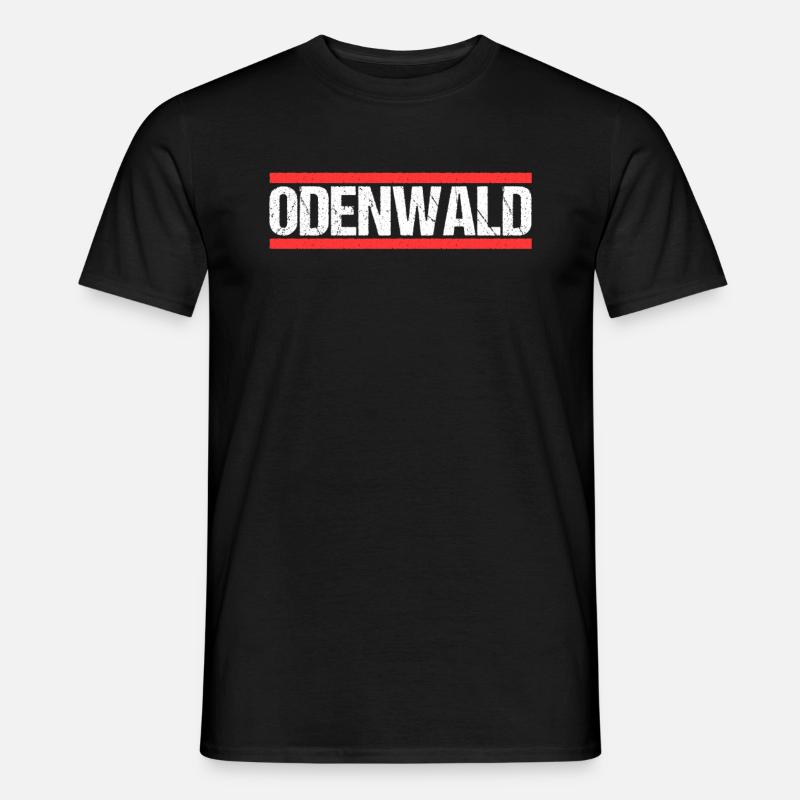 Odenwald - Männer T-Shirt - Schwarz