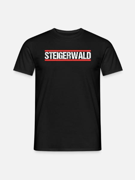 Steigerwalder Steigerwalderin Steigerwald - Männer T-Shirt - Schwarz